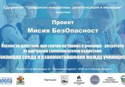 Проект „Мисия БезОпасност“ – нови инструменти за сигурна и подкрепяща училищна среда